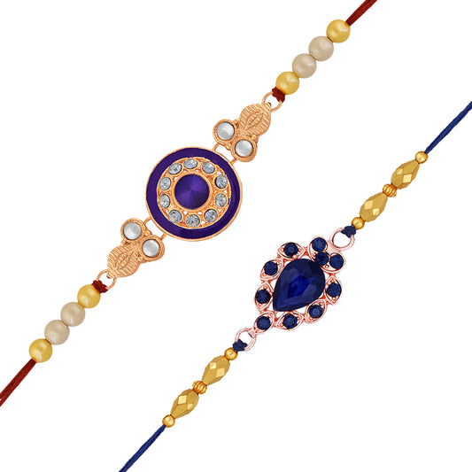Combo of 2 Beautifully Crafted Rakhis