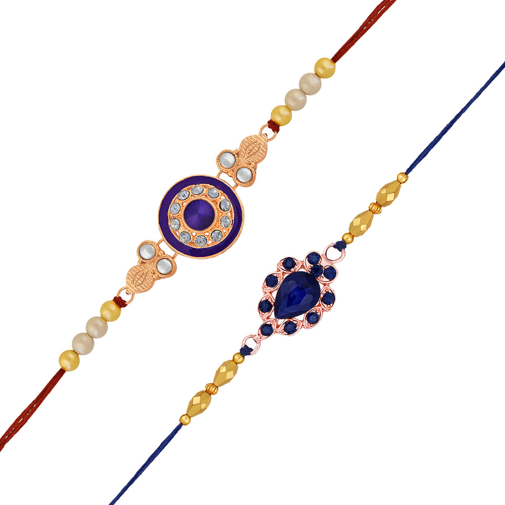 Combo of 2 Beautifully Crafted Rakhis