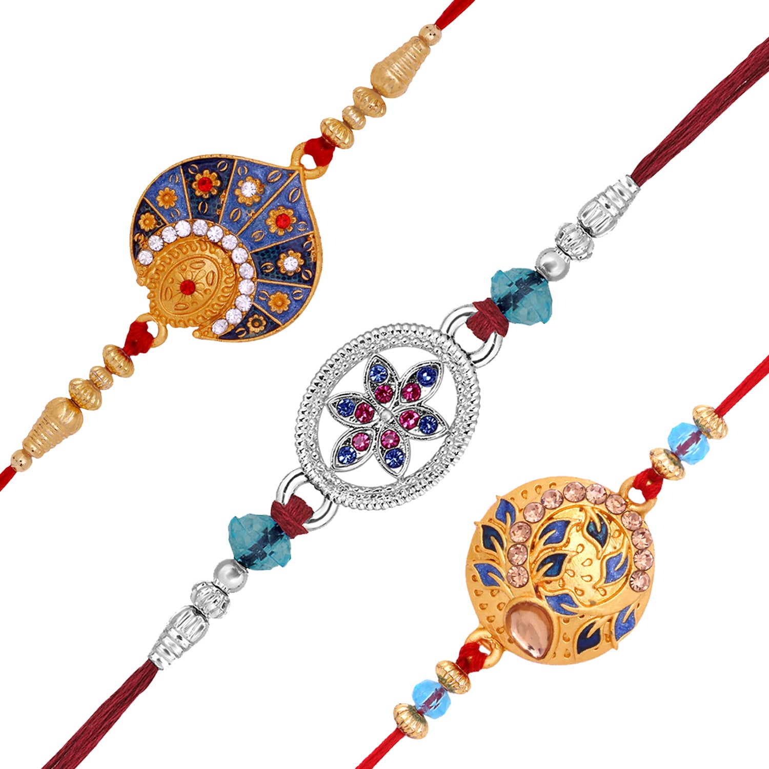 Combo of 3 Fancy Rakhis