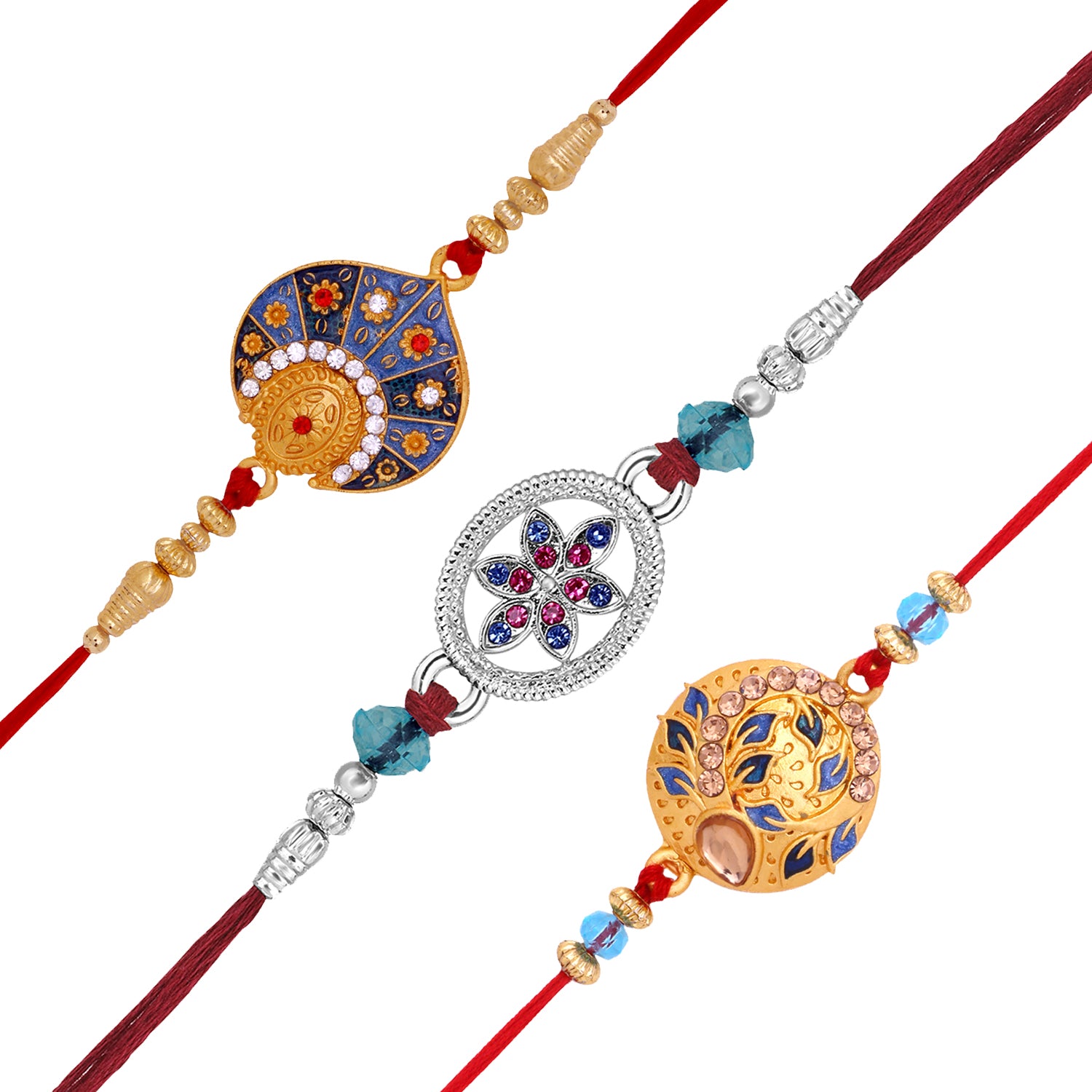 Combo of 3 Fancy Rakhis