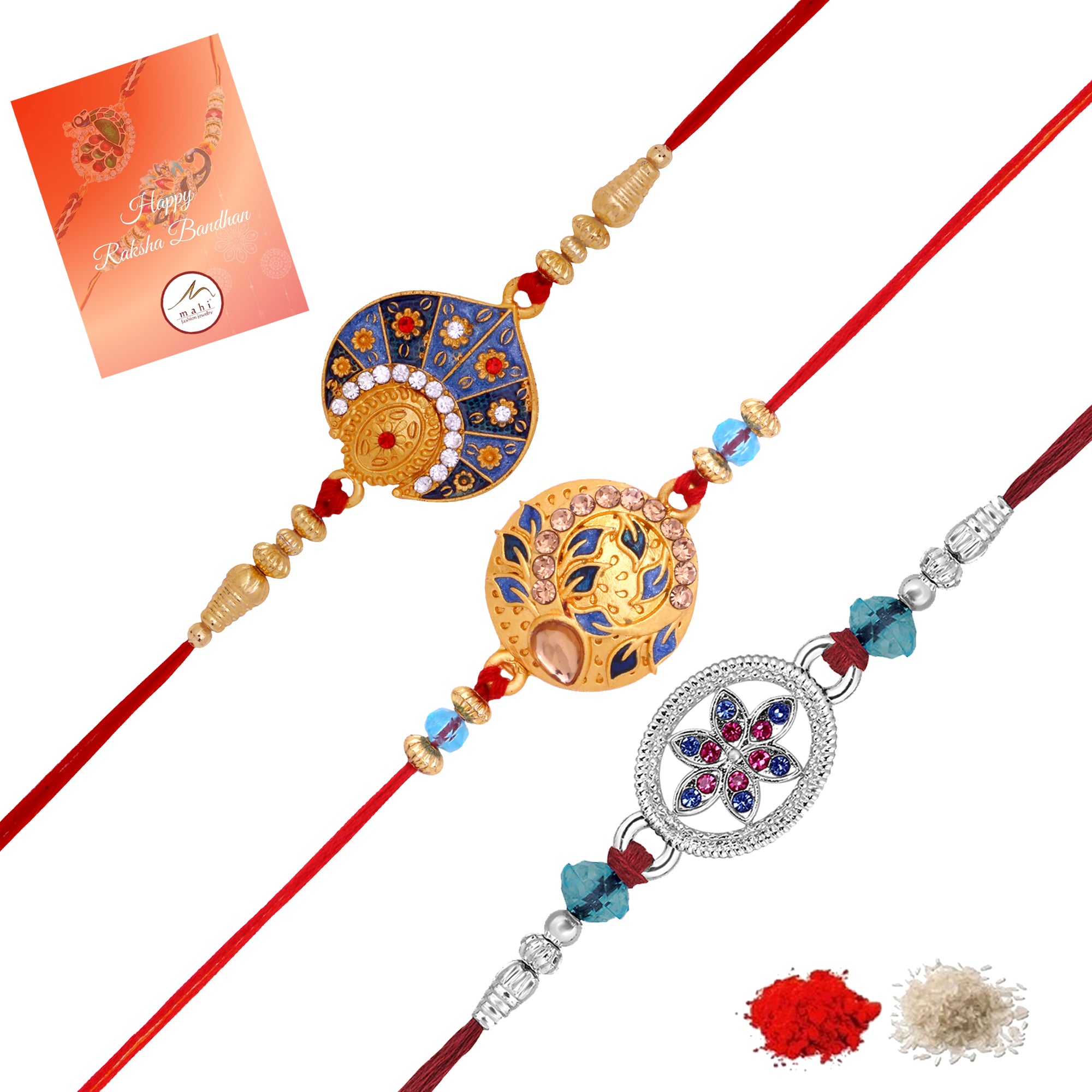 Combo of 3 Fancy Rakhis