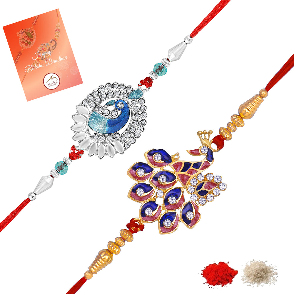 Peacock Rakhi's Combo of 2 for Brother