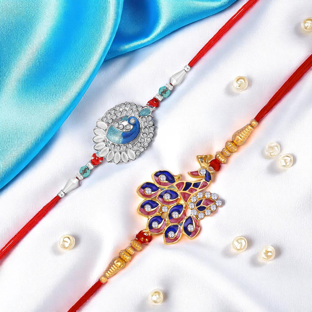 Peacock Rakhi's Combo of 2 for Brother