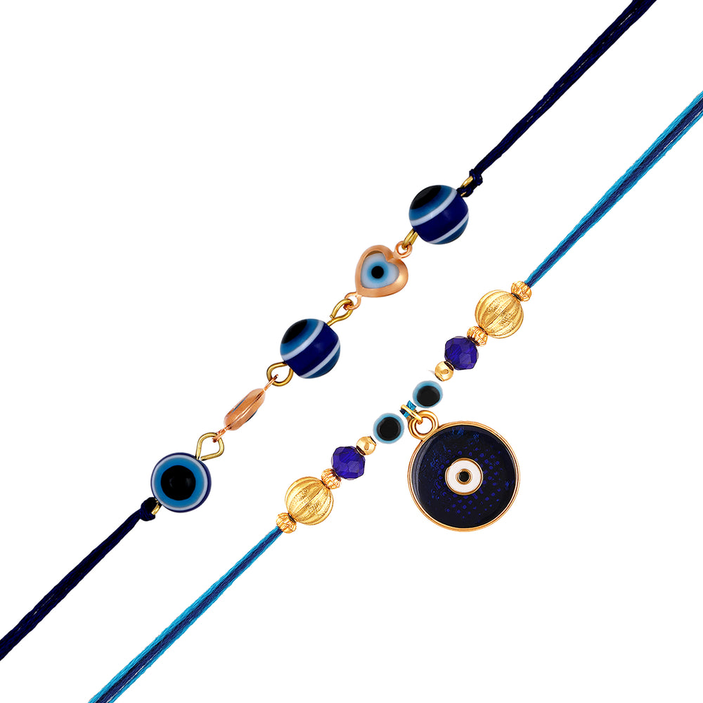 Evil Eye Rakhi Combo Set of 2 for Brother