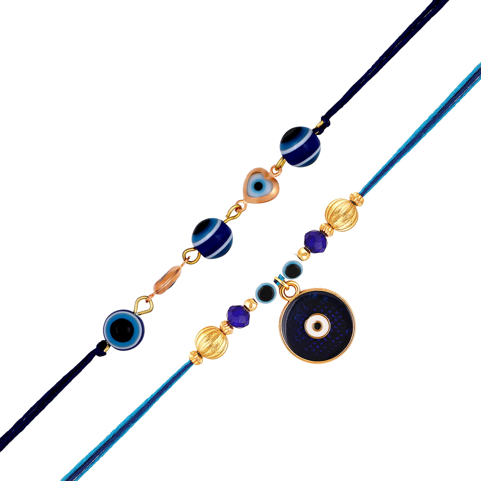 Evil Eye Rakhi Combo Set of 2 for Brother