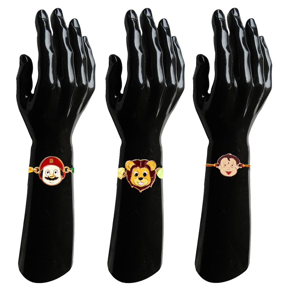Kids Cartoon Rakhi Combo Set of 3