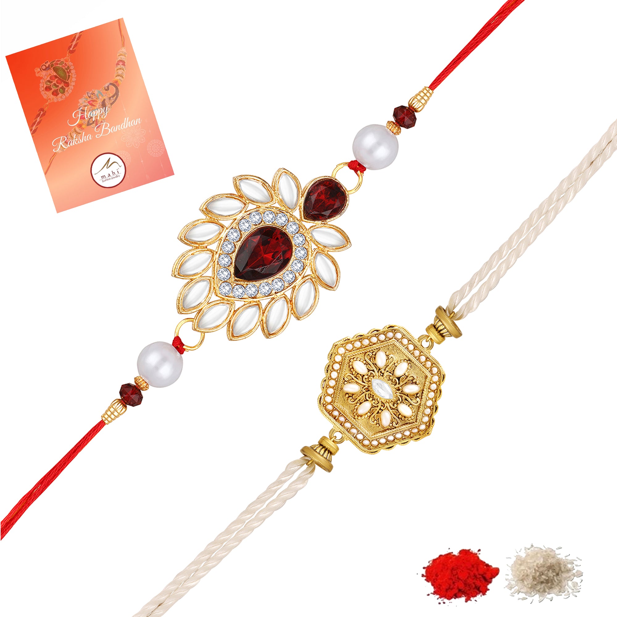 Premium Rakhi Combo Set of 2 for Brother