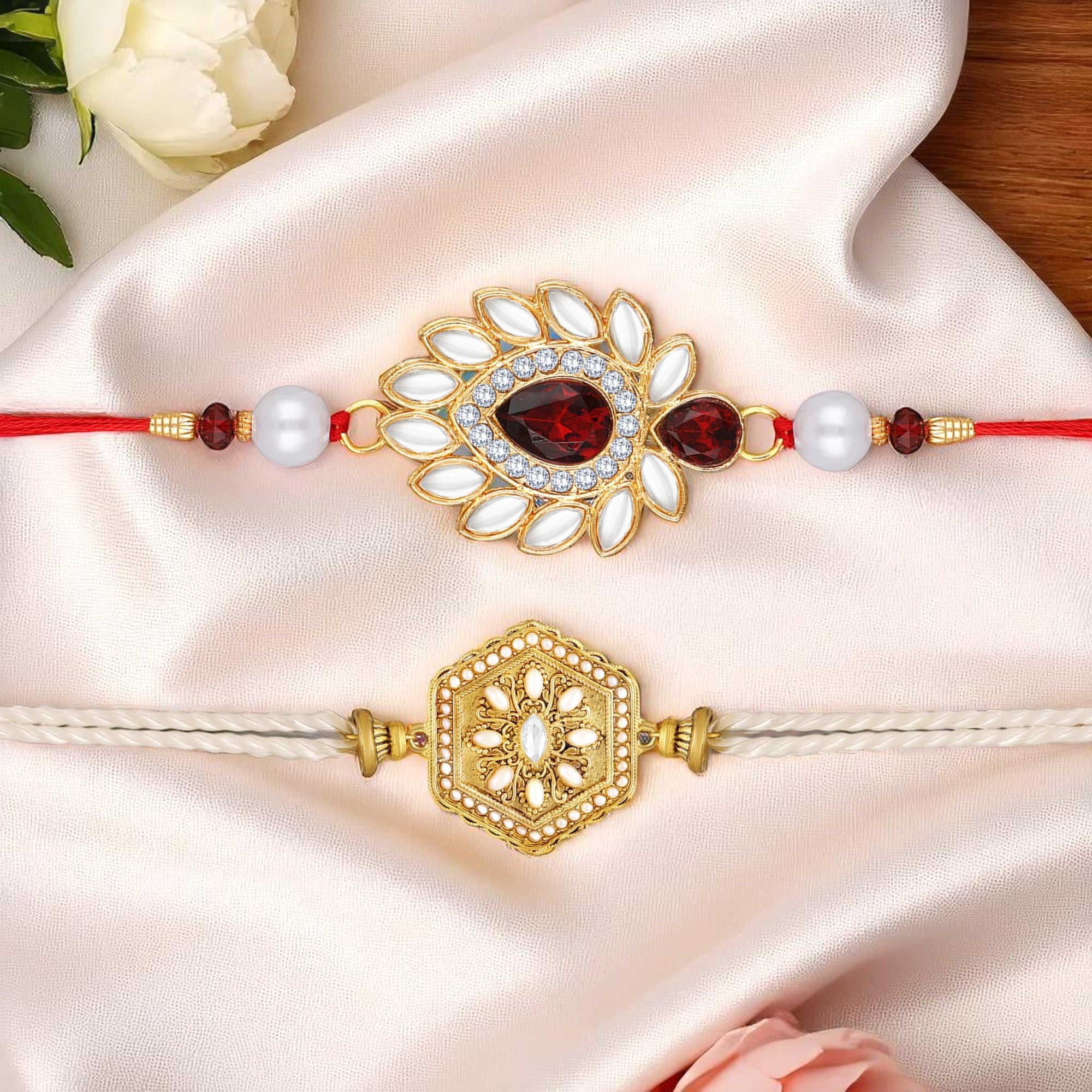 Premium Rakhi Combo Set of 2 for Brother