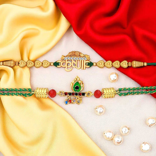 Spiritual Rakhi Combo Set of 2 for Brother