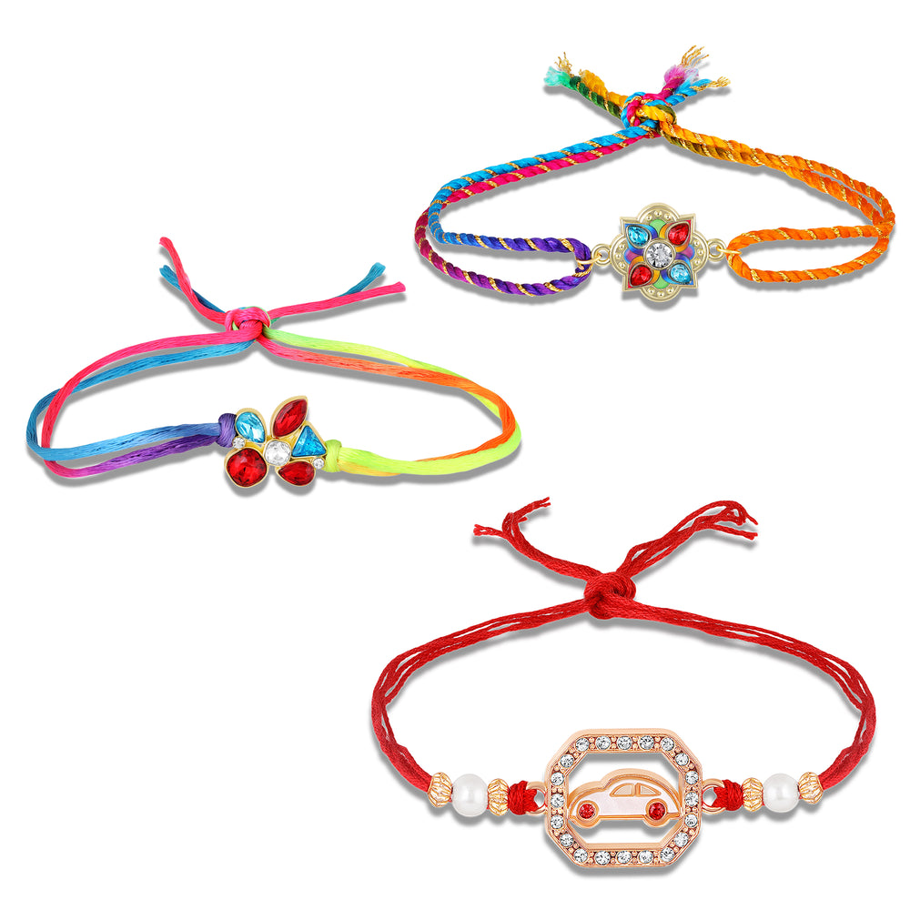 Premium Designer Rakhi Combo Set
