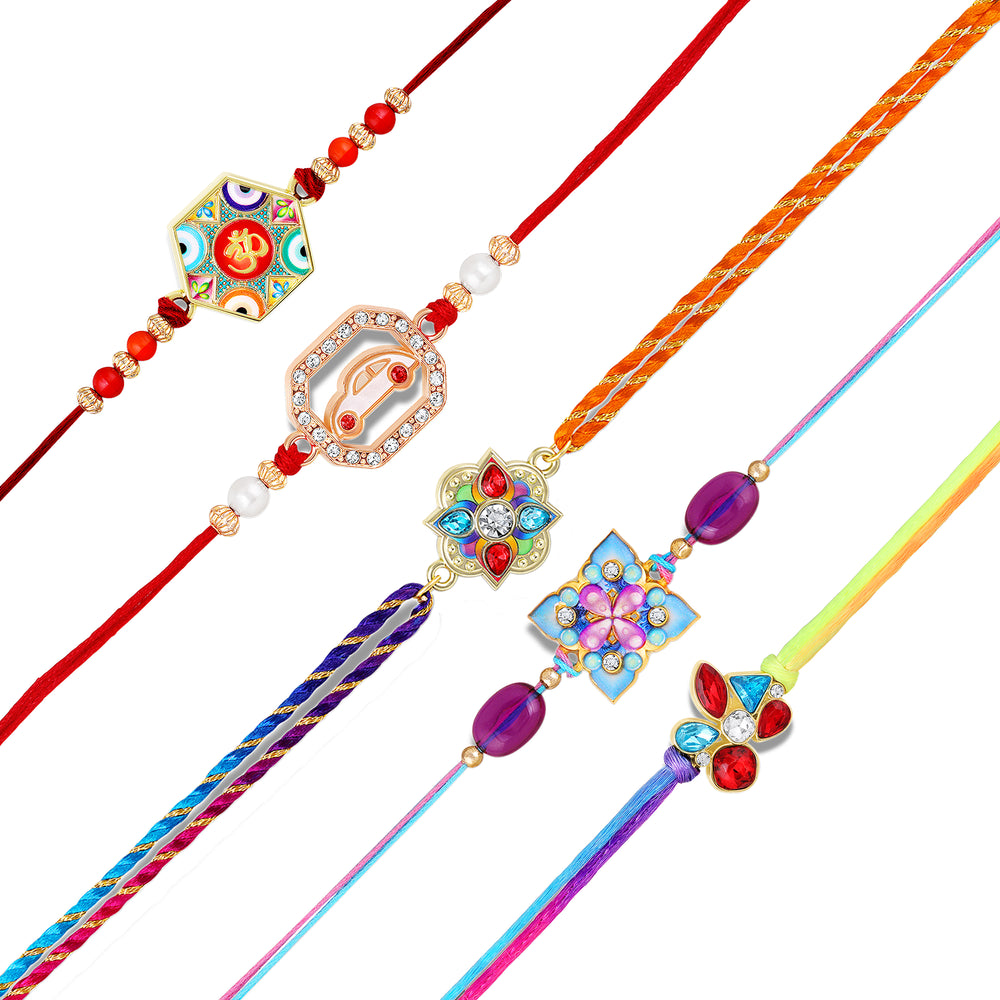 Premium Designer Rakhi Combo Set
