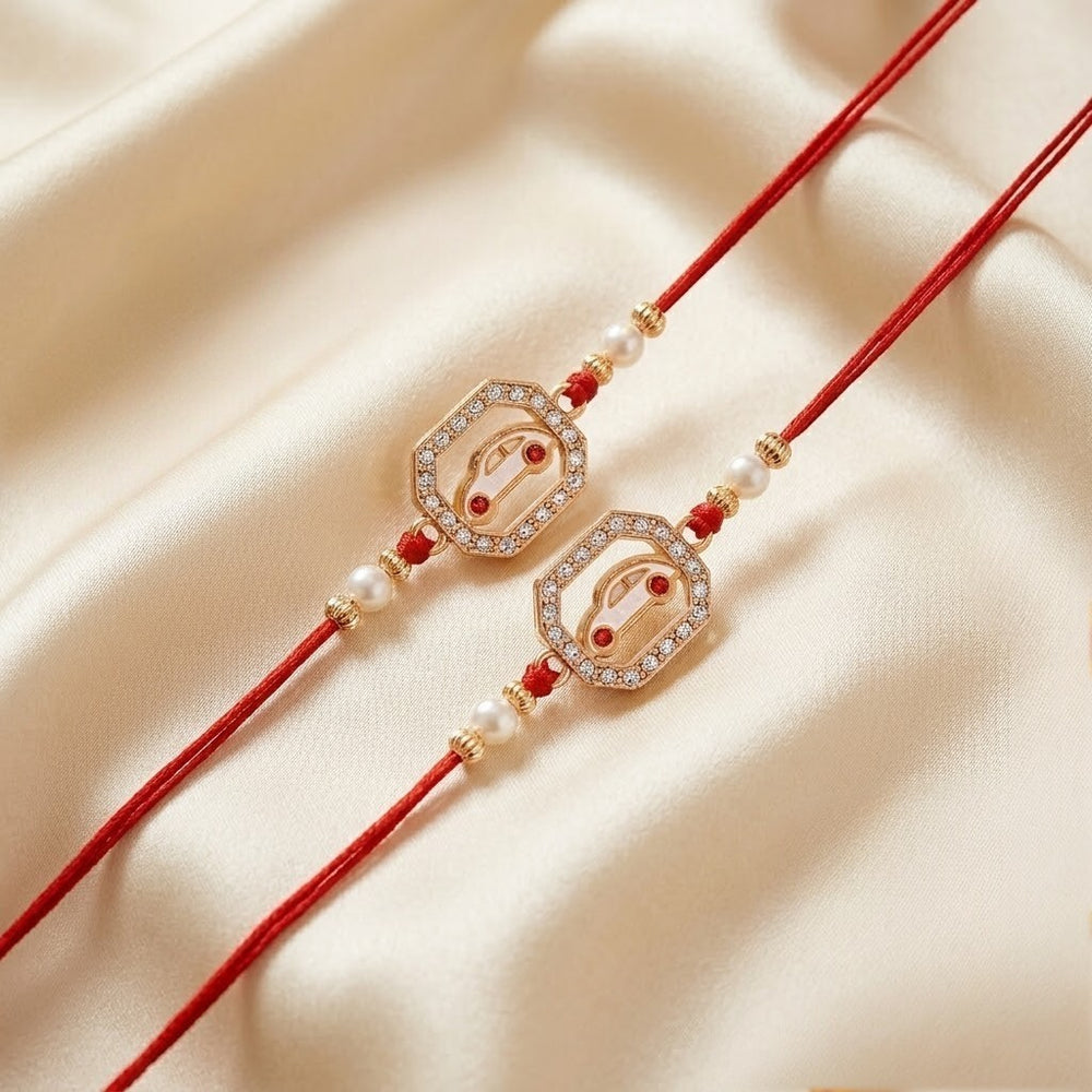 Car Design Rakhi Combo