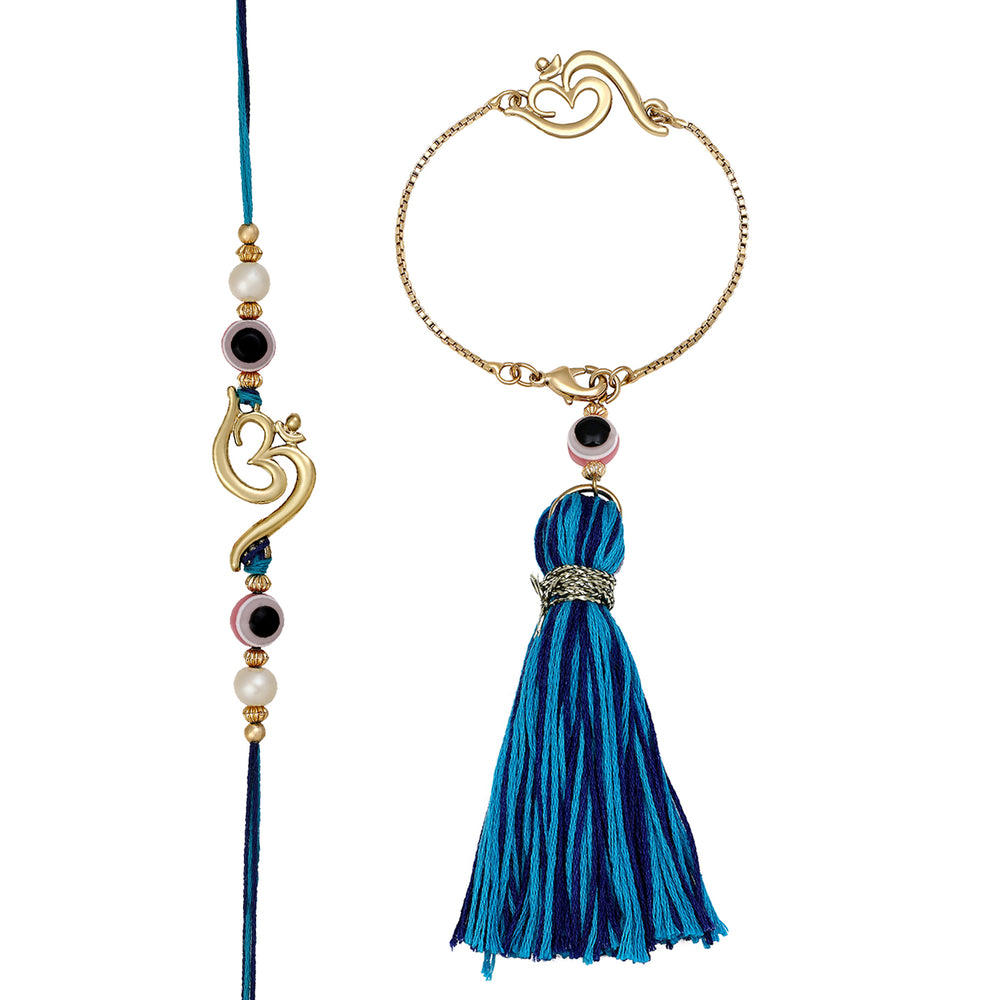 Evil Eye and OM Couple Rakhi