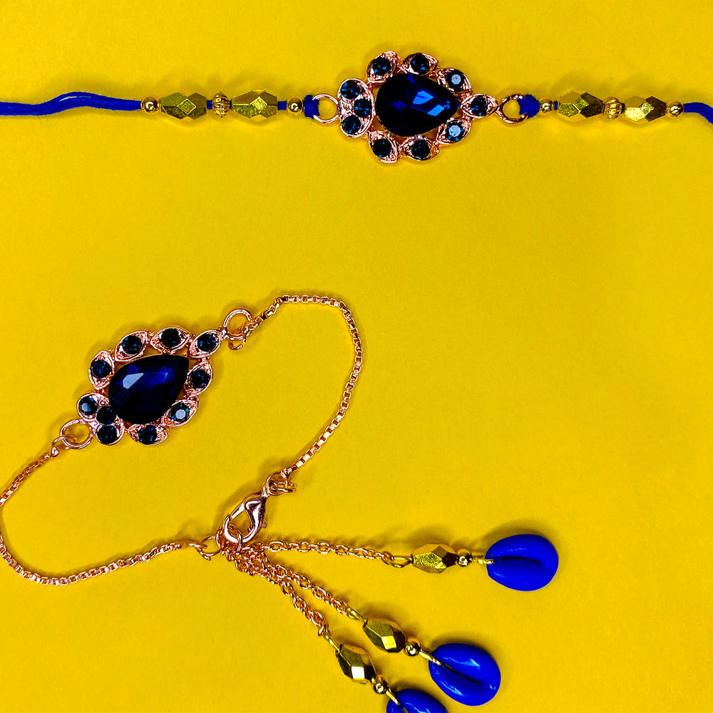 Simple and Classic Couple Rakhi