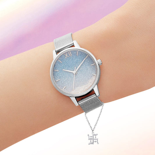 Swastik Shaped Watch Charm