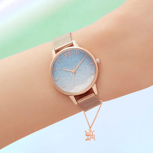 Swastik Shaped Watch Charm