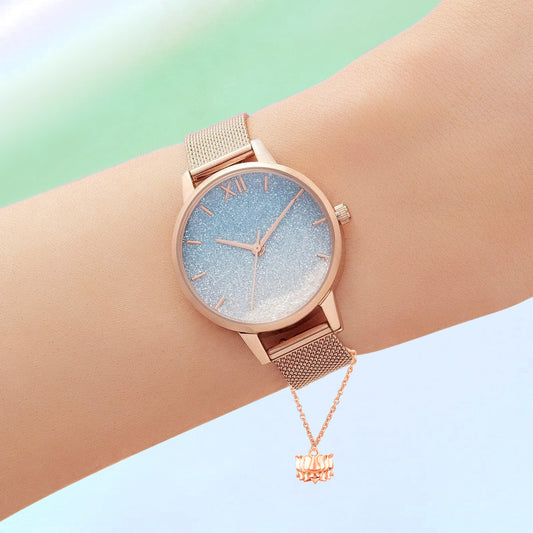 Lotus Shaped Watch Charm