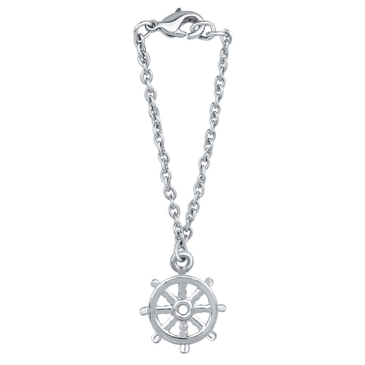 Wheel Shaped Watch Charm