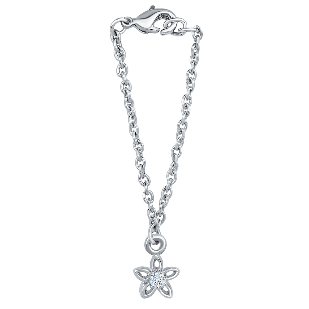 Floral Shaped Watch Charm