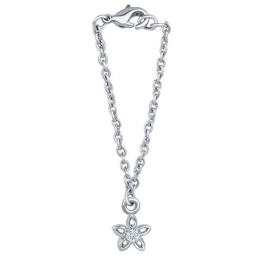 Floral Shaped Watch Charm